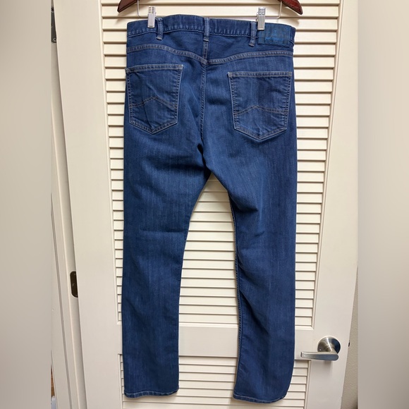 Patagonia Straight Stretch Jeans 33x32 Mens Organic Cotton Blue Denim Iron Clad - Picture 2 of 16